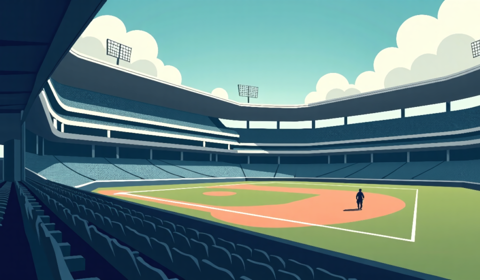 Tragedy Near Dodger Stadium: Man Found Hanging During Game — AI-generated editorial illustration