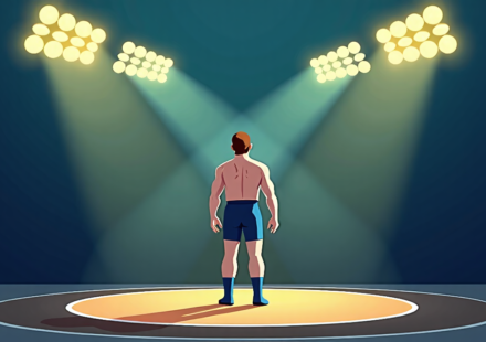 Memphis Wrestling Legend Bill Dundee Dies at 82 — AI-generated editorial illustration