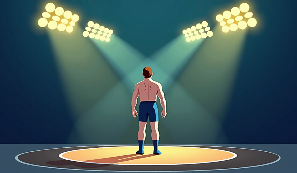 Memphis Wrestling Legend Bill Dundee Dies at 82 — AI-generated editorial illustration