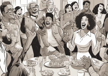 Lexis King Proposes to Carolina Cruz at House Party, Announces Engagement — AI-generated editorial illustration