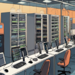 How Data Centers Keep Our Daily Digital Life Running — AI-generated editorial illustration