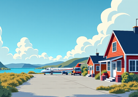 Gander’s 9/11 Hospitality: How a Newfoundland Town Became a Global Symbol of Kindness — AI-generated editorial illustration