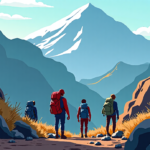 AI‑Assisted Hike Turns Into Overnight Stranding on Mount Shasta — AI-generated editorial illustration