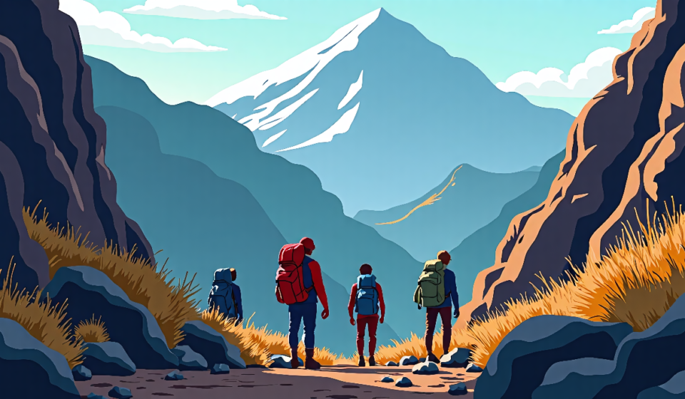 AI‑Assisted Hike Turns Into Overnight Stranding on Mount Shasta — AI-generated editorial illustration