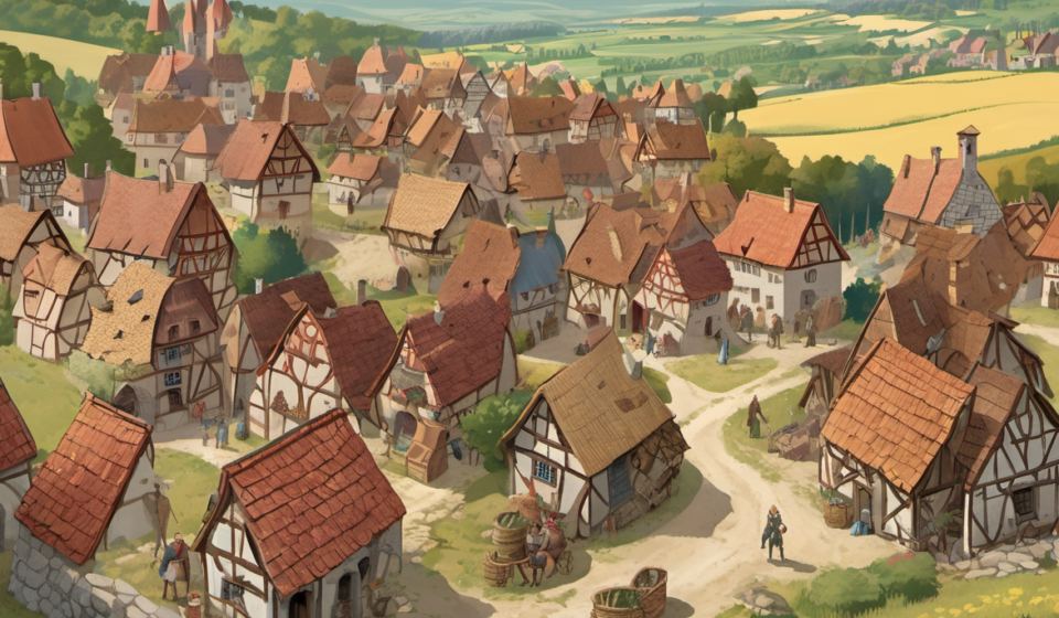 Medieval Village Near Halberstadt Vanishes in Orderly Abandonment — AI-generated editorial illustration