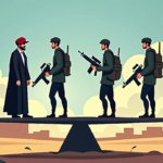 US‑Backed Disarmament Effort in Iraq Faces Setback, Experts Warn — AI-generated editorial illustration
