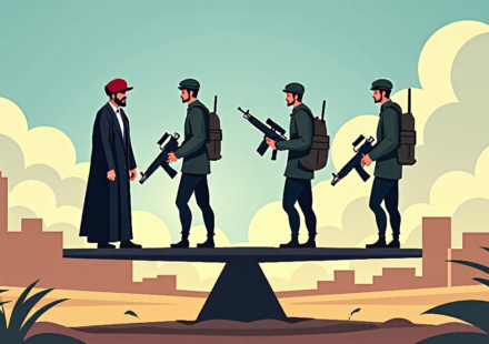 US‑Backed Disarmament Effort in Iraq Faces Setback, Experts Warn — AI-generated editorial illustration