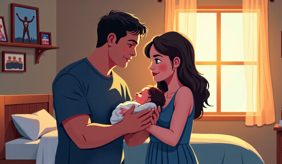 Angelo Dawkins Welcomes Third Child: A New Baby Girl Marks His ‘Career’ in Parenthood — AI-generated editorial illustration