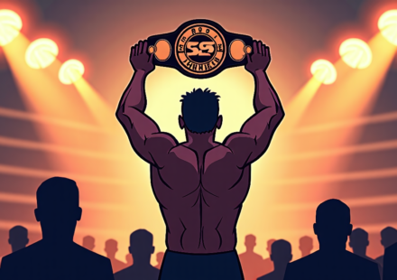 Malakai Black Claims PROGRESS World Title After Nine-Year Hiatus — AI-generated editorial illustration