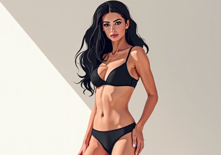 Abigail Ratchford’s Lingerie Photo Sparks Viral Buzz — AI-generated editorial illustration