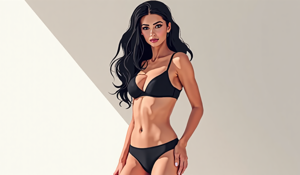 Abigail Ratchford’s Lingerie Photo Sparks Viral Buzz — AI-generated editorial illustration