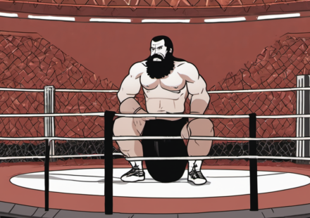 Gene Snitsky’s Wild Facial Hair Sparks Social Media Frenzy — AI-generated editorial illustration