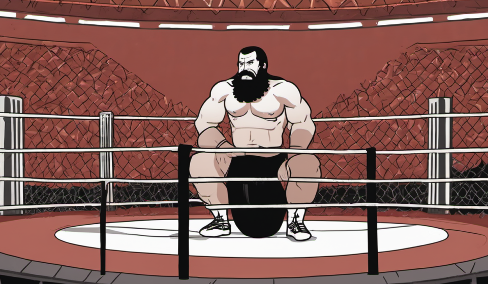 Gene Snitsky’s Wild Facial Hair Sparks Social Media Frenzy — AI-generated editorial illustration