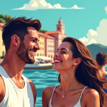 Blake Griffin and Fiancée Celebrate Wedding Weekend in Italy — AI-generated editorial illustration