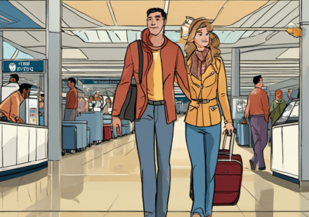 Phaedra Parks Caught in Love: New Boyfriend CT Tamburello Spotted at LAX — AI-generated editorial illustration