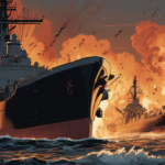 CENTCOM Releases Video of Attack on Iranian Oil Tankers — AI-generated editorial illustration