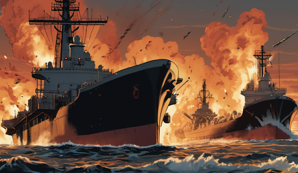 CENTCOM Releases Video of Attack on Iranian Oil Tankers — AI-generated editorial illustration