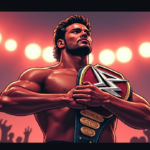 Trick Williams Wins U.S. Title in Surprise Match on WWE Sunday Night — AI-generated editorial illustration