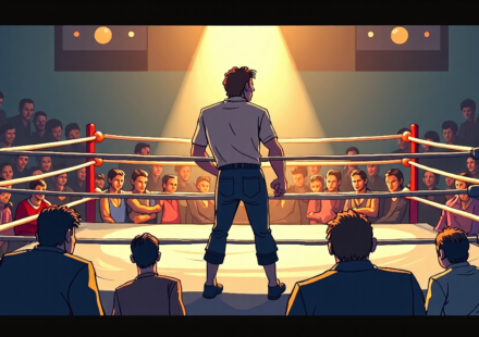 Bret Hart Critiques WWE’s Match‑Making Process, Calls Out Bruce Prichard — AI-generated editorial illustration