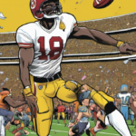 Michigan’s Hail Mary Shakes Week 1 Betting, Turning Winners into Losers — AI-generated editorial illustration