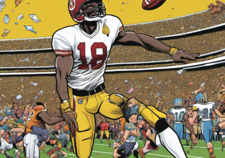 Michigan’s Hail Mary Shakes Week 1 Betting, Turning Winners into Losers — AI-generated editorial illustration