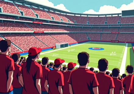 Ohio State Leads 2026 CFP Odds After Week 1 Shake‑Ups — AI-generated editorial illustration