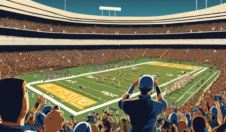 Michigan Climbs Rankings After Week 1 Hail‑Mary Victory — AI-generated editorial illustration
