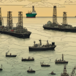 Iran Plans ‘Exclusion Zone’ Around Strait of Hormuz as Oil Prices Surge — AI-generated editorial illustration