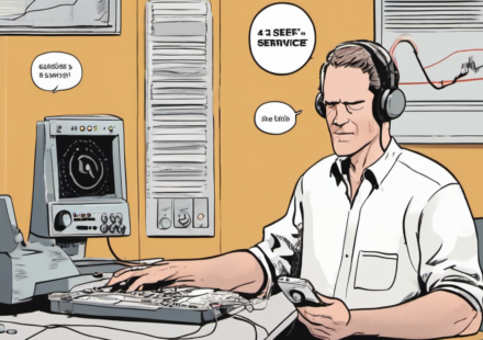 Whispering Feedback: How Voice Notes Could Replace Email Surveys — AI-generated editorial illustration