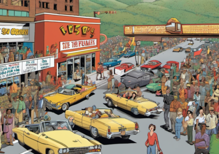 Gas Prices Hit Record High on Labor Day Weekend — AI-generated editorial illustration