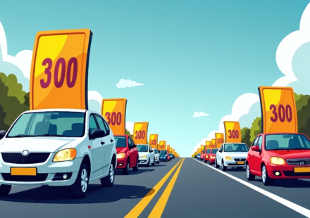 Labor Day Travel Costs Soar as Gas Prices Hit Record Highs — AI-generated editorial illustration