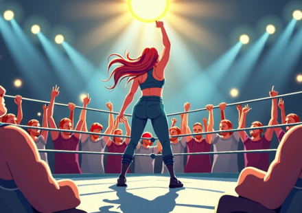 Alexa Bliss Denies Retirement Rumors After Sunday Night Main Event — AI-generated editorial illustration