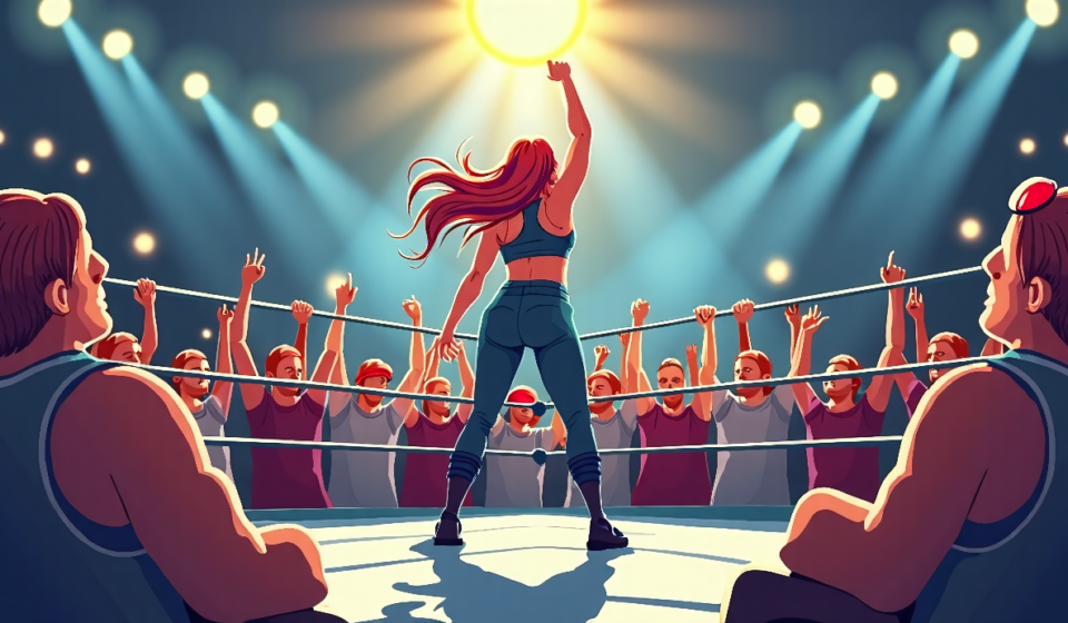 Alexa Bliss Denies Retirement Rumors After Sunday Night Main Event — AI-generated editorial illustration