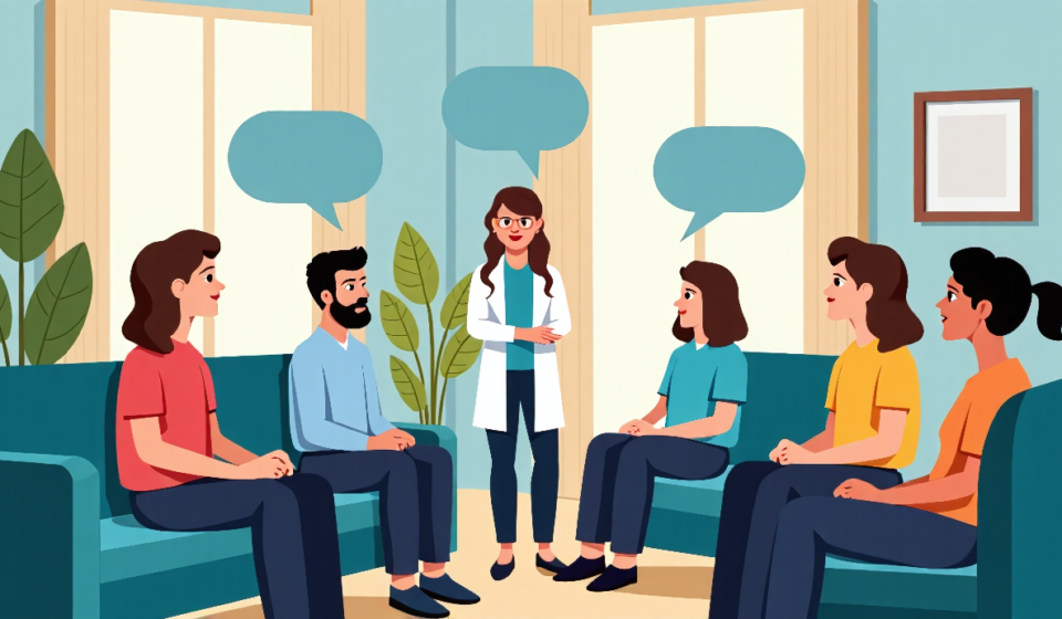 Therapy Speak Reimagined: Dr. Suzanne Garfinkle-Crowell’s Mission — AI-generated editorial illustration