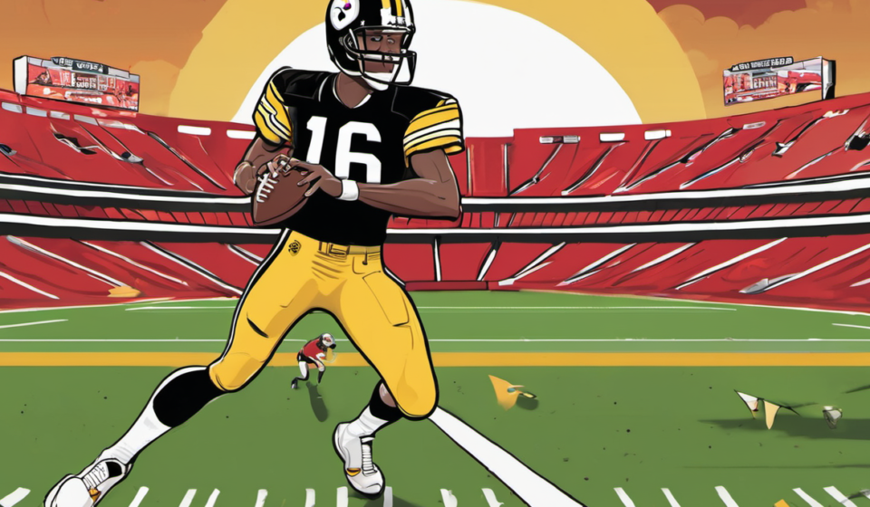 Falcons Pick Tua Tagovailoa as Week 1 Starter, Penix Out — AI-generated editorial illustration