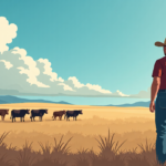Farmers Forced to Sell Herds as Drought and Feed Costs Soar — AI-generated editorial illustration