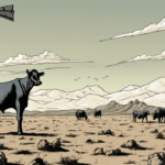 Wyoming Ranchers Face Drought, Rising Costs and Beef Import Pressures — AI-generated editorial illustration
