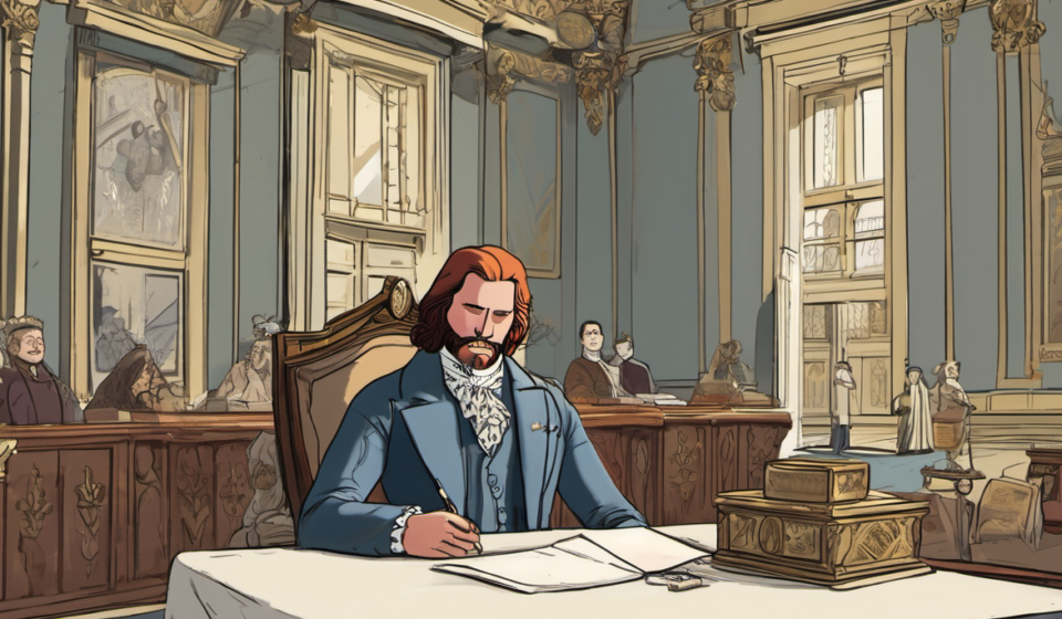 King Charles Affirms Prince Harry and Meghan as Private Citizens — AI-generated editorial illustration