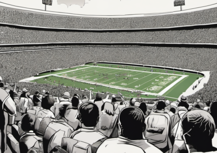 Ole Miss Fan’s Viral Moment: A Nail‑Biter in the Stands — AI-generated editorial illustration