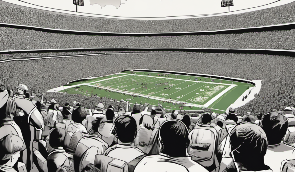 Ole Miss Fan’s Viral Moment: A Nail‑Biter in the Stands — AI-generated editorial illustration