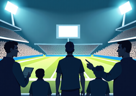 Whittingham Clarifies Michigan’s QB Status: Underwood Not a Permanent Starter — AI-generated editorial illustration