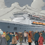 Alaska Cruise Canceled: Passengers Left Stranded in Vancouver — AI-generated editorial illustration