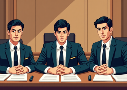 Menendez Brothers Get 2027 Parole Hearing, One Year Early — AI-generated editorial illustration