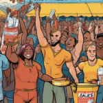 EMERGE Wrestling Supports TNA’s Rebel with ALS Ice Bucket Challenge — AI-generated editorial illustration