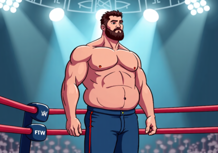 Bronson Reed Returns to WWE, Reveals 100‑Pound Weight Loss — AI-generated editorial illustration