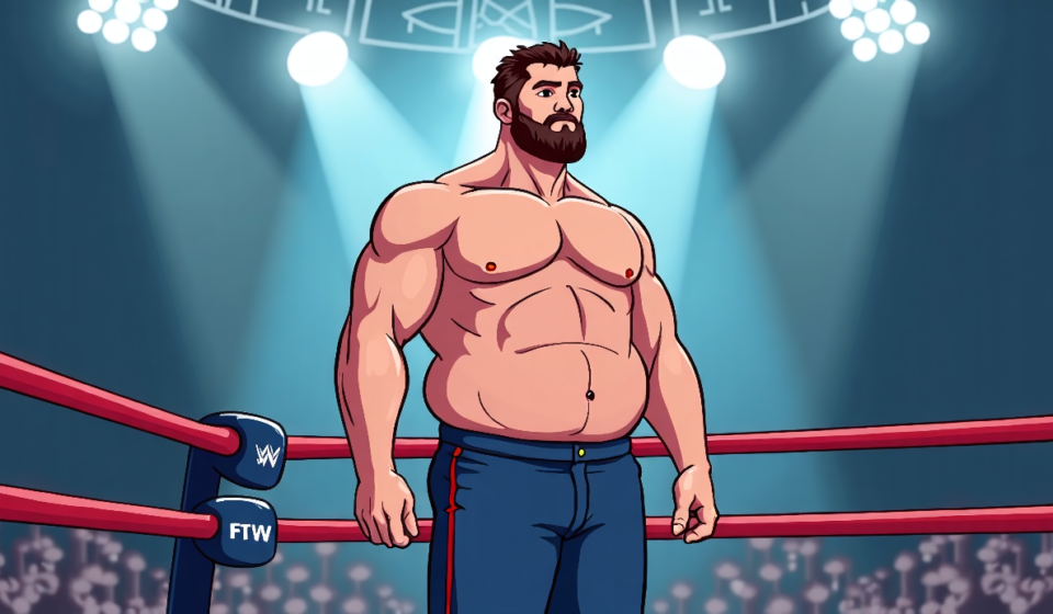 Bronson Reed Returns to WWE, Reveals 100‑Pound Weight Loss — AI-generated editorial illustration