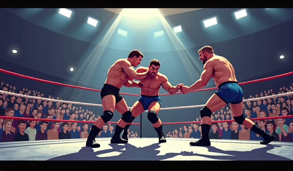 WWE Raw Highlights: Money in the Bank Qualifier, Mysterio’s Return — AI-generated editorial illustration