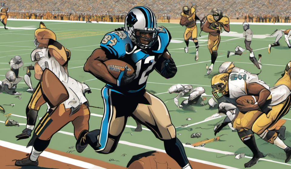 Panthers’ Brooks Set to Face Bears Despite Practice Absence — AI-generated editorial illustration