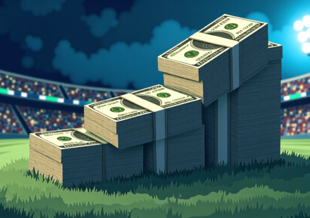 $1 20‑Leg Parlay Wins $130,000: How One Bettor Made It Happen — AI-generated editorial illustration