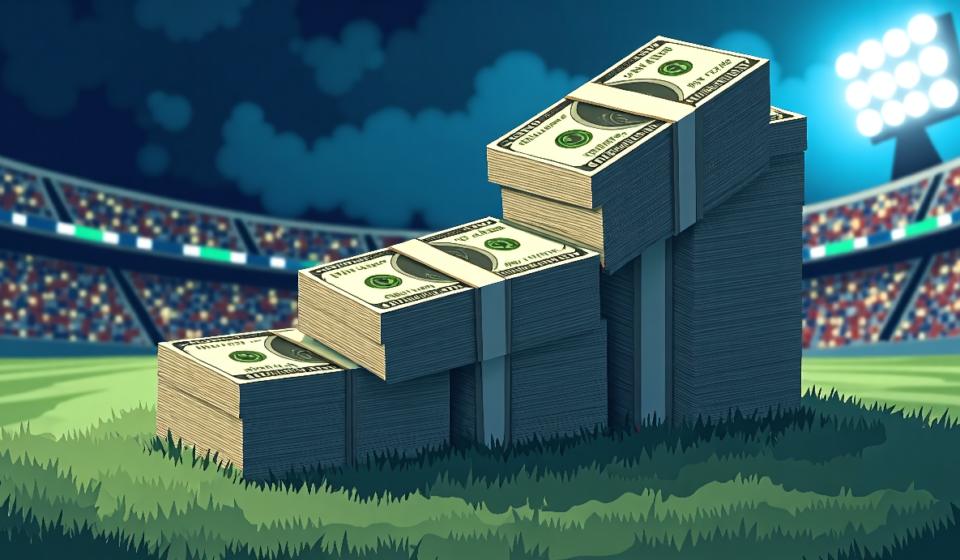 $1 20‑Leg Parlay Wins $130,000: How One Bettor Made It Happen — AI-generated editorial illustration